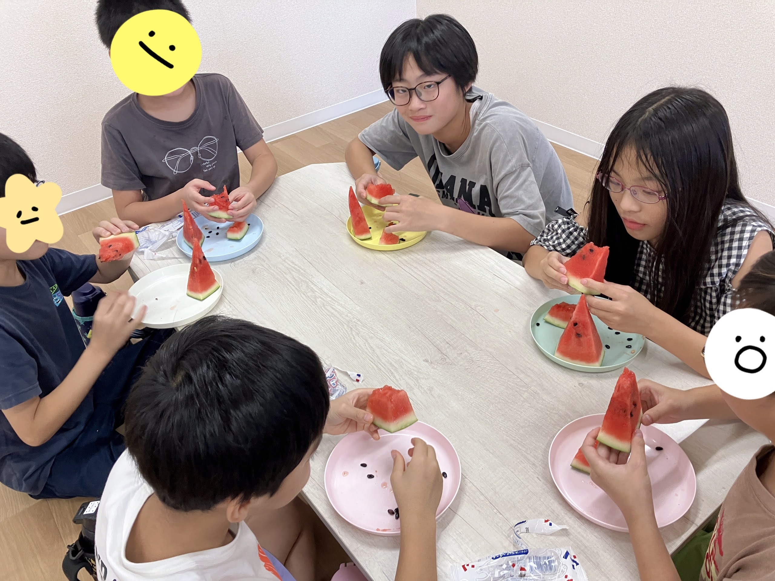 🤤頬張りました🍉